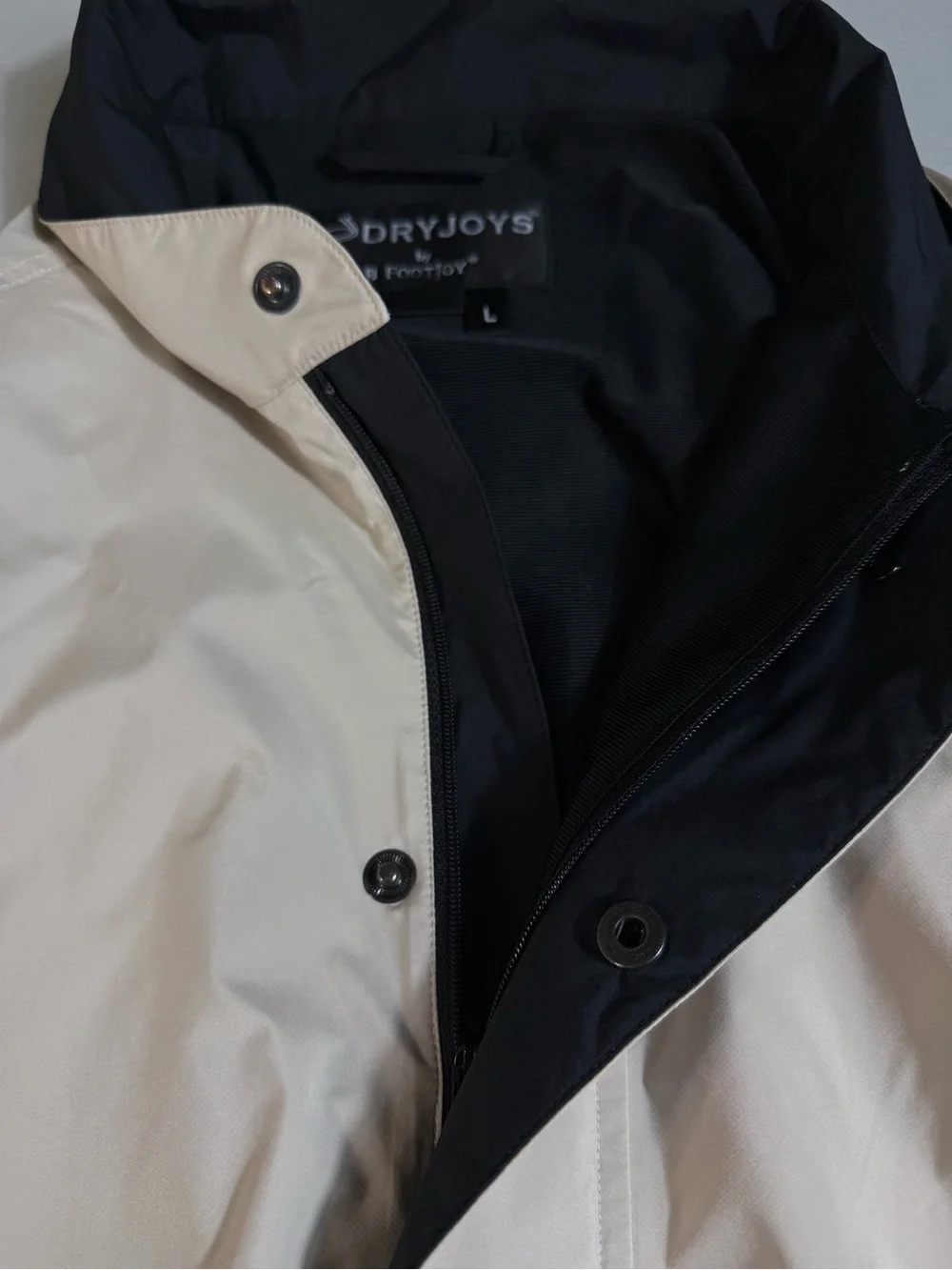 FootJoy DryJoys Golf Rain Pullover Mens L Waterproof Wind Short Sleeve - Picture 9 of 10